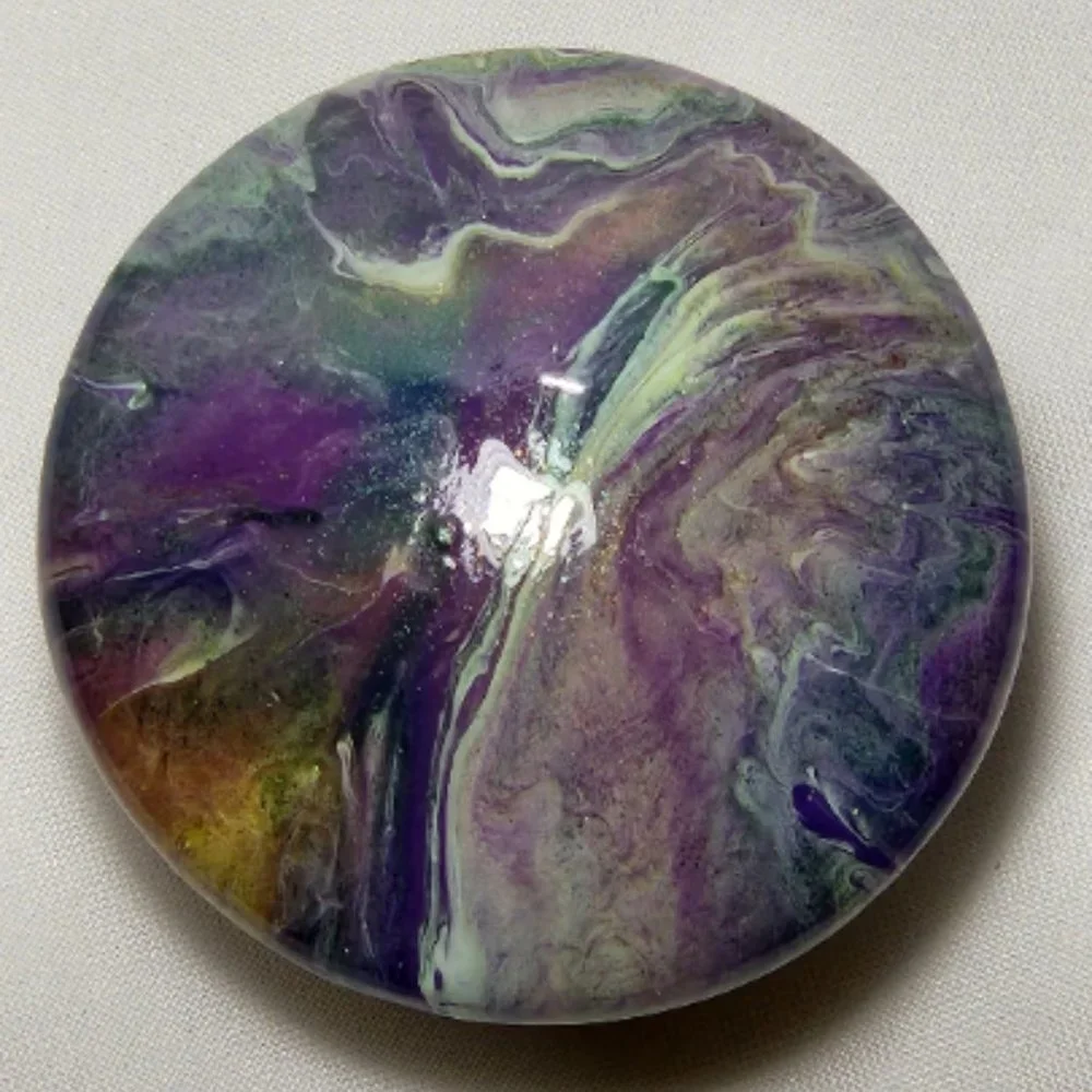 Hand Crafted Cabinet Door Knobs Hand Painted Wooden Resin Furniture Kitchen